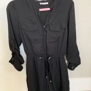 Black dressy romper